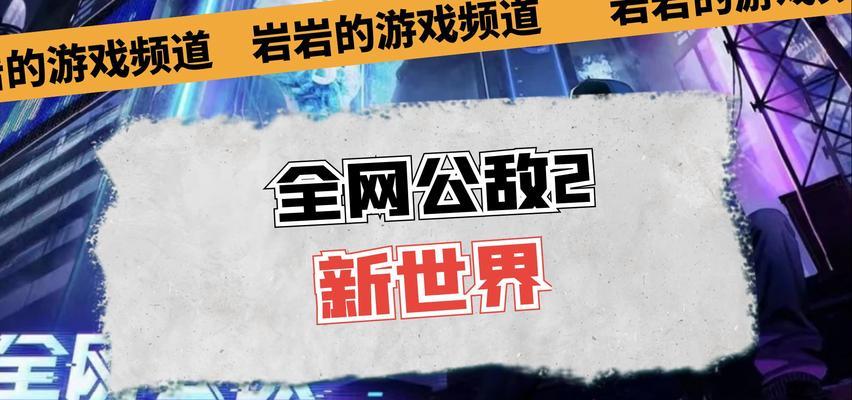 全网公敌攻略大全，让你成为最强玩家（从入门到精通）